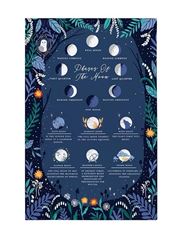 Picture of Phases of Moon Cotton Tea Towel - Ulster Weavers