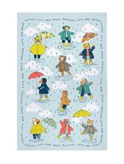 Picture of Raining Cats & Dogs Cotton Tea Towel - Ulster Weavers