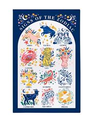 Bild von Zodiac Signs Cotton Tea Towel - Ulster Weavers