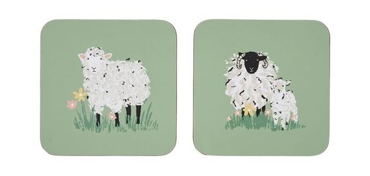 Image sur Woolly Sheep Coaster - Ulster Weavers