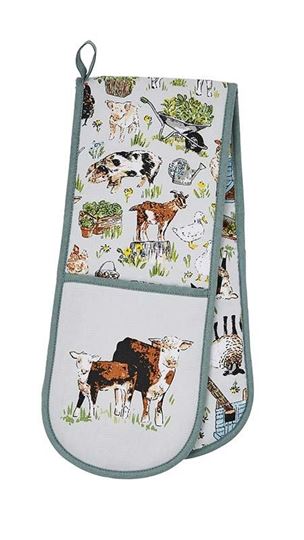 Picture of Portman Farm Double Oven Glove - Ulster Weavers