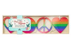 Picture of Anhänger Peace Love & Happiness 12er Set,  VE-6