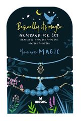 Image de Basically it's magic Armbänder 3er Set Blau, VE-4