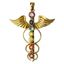 Immagine di Anhänger Kundalini-Schlange 4 cm, Messing