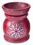 Immagine di Aromalampe Blume Speckstein rot 6x9cm
