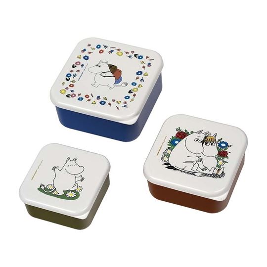 Bild von moomin - set of 3 lunch boxes , VE-4