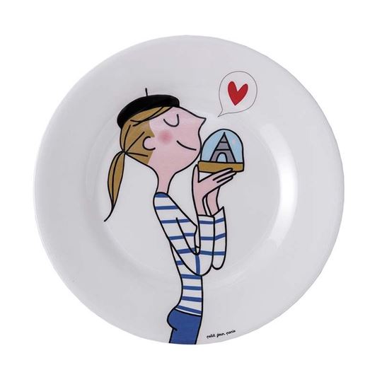 Bild von dessert plate  parisienne white , VE-6