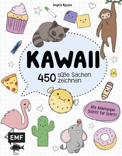 Image sur Nguyen A: Kawaii – 450 süsse Sachenzeichnen