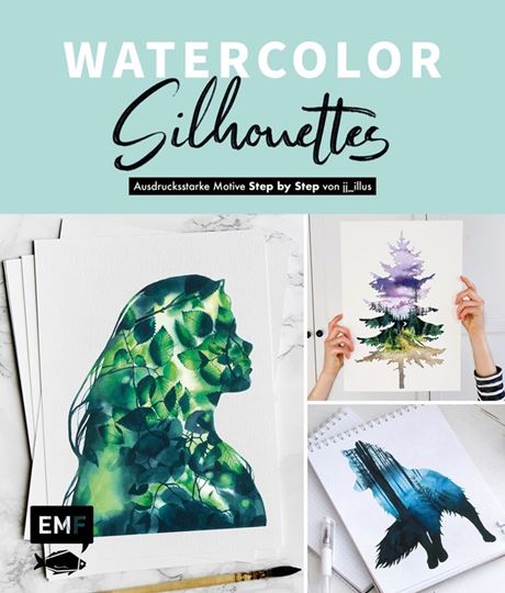 Bild von Janik J: Watercolor Silhouettes – VomInstagram-Star jj_illus