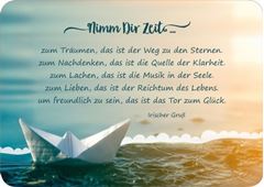 Bild von Nimm Dir Zeit zum Träumen, das ist derWeg zu den Sternen. Nimm Dir Zeit zum N