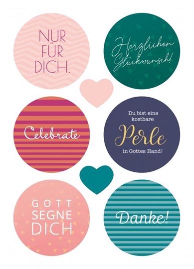 Image sur Brunnen Sticker-Karte Nur für Dich 1 Ex.