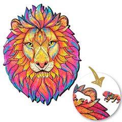 Immagine di Mysterious Lion, Holz-Puzzle klein, 106 Teile