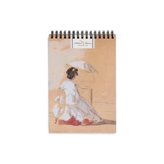 Immagine di Spiral-Notizbuch Une élégante (Boudin), 13 x 19 cm