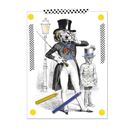 Image sur Dandy de Paris Gravur zum Ausmalen