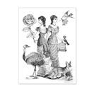 Immagine di Twin sisters Gravur zum Ausmalen