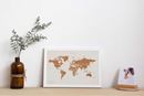 Picture of Miss Wood Cork Map - World - S Special Edition White