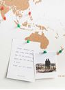 Picture of Miss Wood Cork Map - World - S Special Edition White