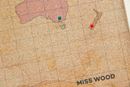 Picture of Miss Wood Cork Map - World - M Oldschool