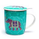 Image sur Set Teetasse Indischer Elefant