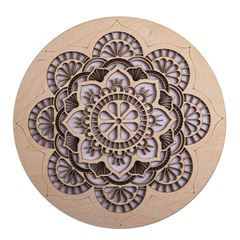 Immagine di Mandala der Entspannung aus Holz