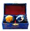 Immagine di Qi Gong Kugel emailliert Sonne/Mond blau 4.5 cm