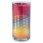 Picture of Stearin-Palmwachskerze Blume des Lebens Summer 14 cm, Stearinwachs und Glas