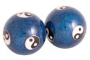 Bild von Klangkugeln 35mm Yin Yang blau