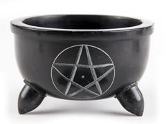 Bild von Specksteinschale Pentagramm, mittel