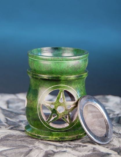 Picture of Aromalampe Pentagramm mit Sieb