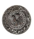 Image sur Om mit Mantra Weissmetallhalter