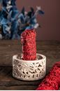 Bild von Smudge Bowl, Yara klein Speckstein, handgeschnitzt