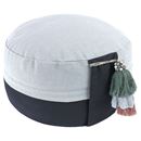 Picture of Yin Yang Meditationskissen in anthrazit/hellgrau von Lotus Design