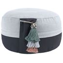 Picture of Yin Yang Meditationskissen in anthrazit/hellgrau von Lotus Design