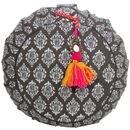 Bild von Meditationskissen Zafu Raja Höhe 15 cm in Beige-Grau von Lotus Design