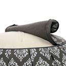 Bild von Meditationskissen Zafu Raja Höhe 15 cm in Beige-Grau von Lotus Design
