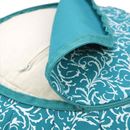 Bild von Meditationskissen Zafu Raja Höhe 15 cm in Türkis von Lotus Design