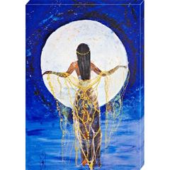Immagine di Leinwandbild Die Mystikerin, 45 × 65 cm