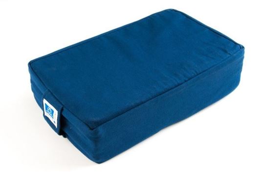 Immagine di Meditationssitz dunkelblau mit Kokosnuss-Faser