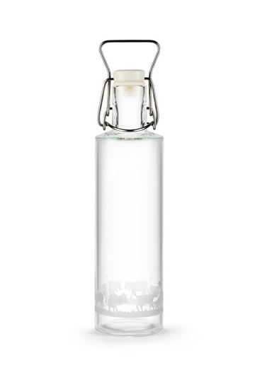 Immagine di Trinkflasche Kühe 600 ml mit Bügelverschluss