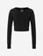 Bild von Crop Shirt Jathara in schwarz von The Spirit of OM