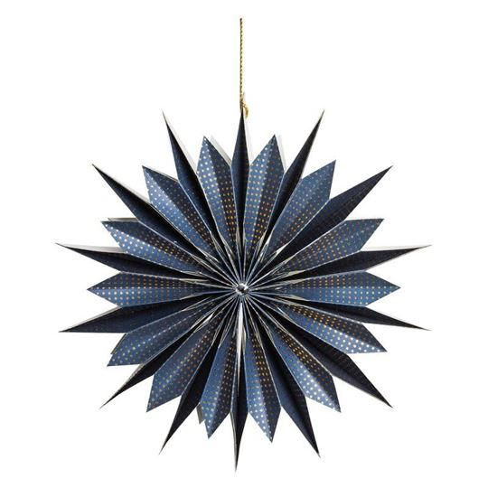 Bild von Papieranhänger 20 cm blue