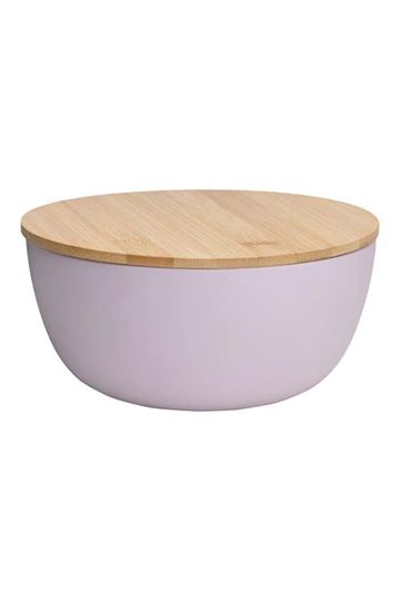 Picture of Schüssel mit Bambusdeckel PLAIN 18,5 cm