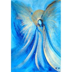 Image de Leinwandbild Engel der Schöpferkraft, 45 × 65 cm