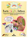 Image sur Lovely Planet Bunte Metallic-Tattoos, VE-12