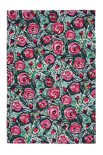 Picture of Rose Garden Cotton Tea Towel - Ulster Weavers