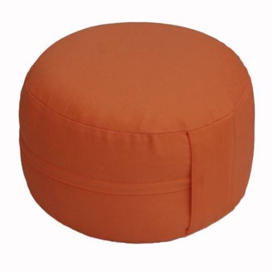 Immagine di Meditationskissen Classic Höhe 14 cm in Rotorange von Lotus Design