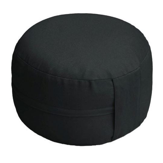 Immagine di Meditationskissen Classic Höhe 14 cm in Schwarz von Lotus Design