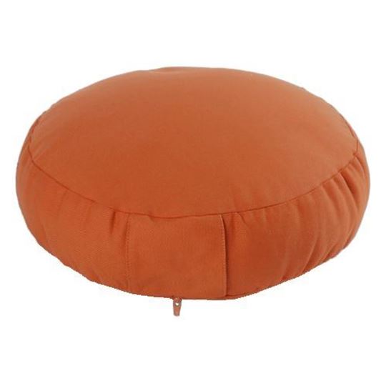 Bild von Meditationskissen Classic Höhe 7 cm in Rotorange von Lotus Design
