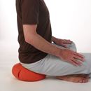 Bild von Meditationskissen Classic Höhe 7 cm in Rotorange von Lotus Design