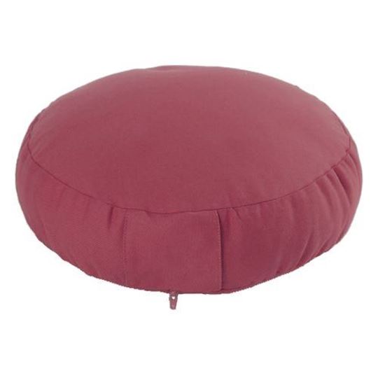 Image sur Meditationskissen Classic Höhe 7 cm in Weinrot von Lotus Design